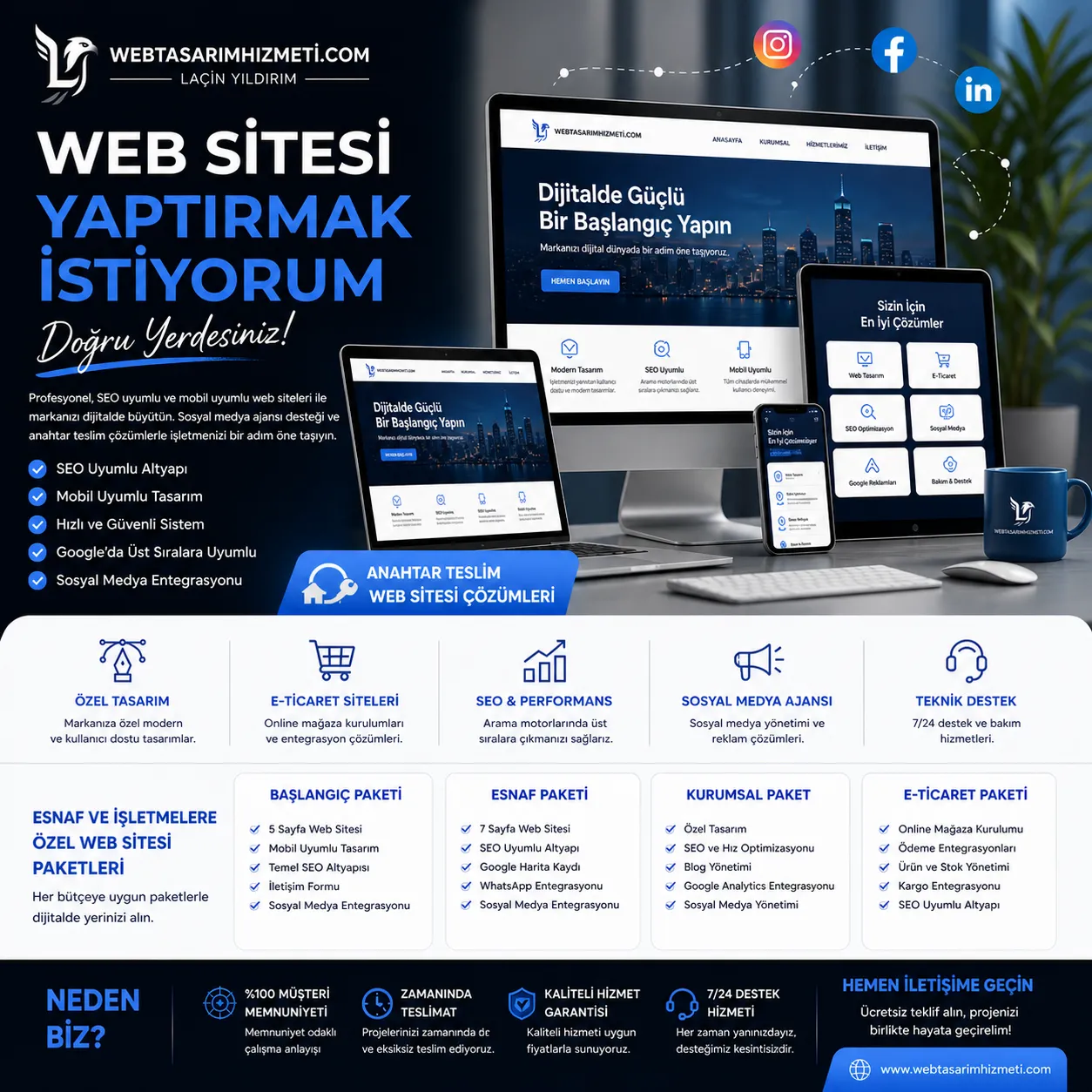 Web Site Yaptırmak İstiyorum Diyenler İçin 2026 Rehberi: Uygun, Profesyonel ve Anahtar Teslim Web Sitesi